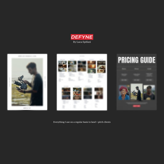 THE FILMMAKER STARTER PACK